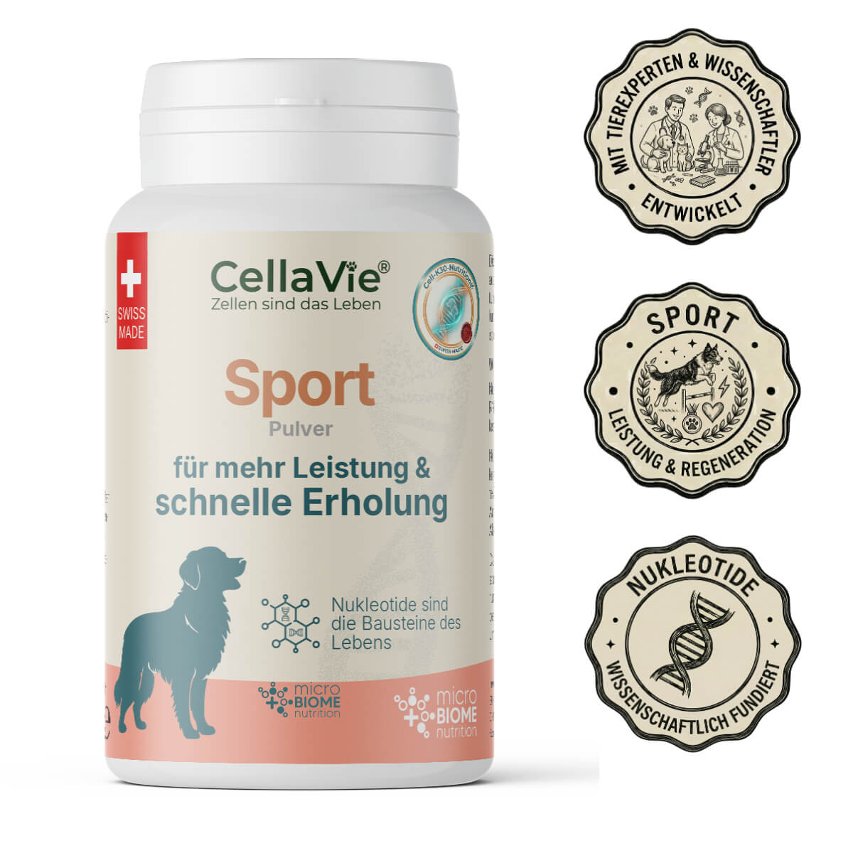 CellaVie® Hund Sport Pulver 130g