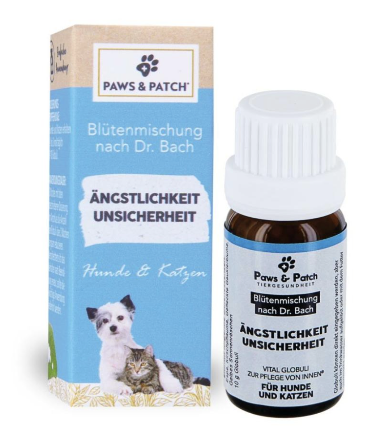 Paws and Patch Bach-Blütenmischung Angst+Unsicherheit 10g Paws and Patch Bach-Blütenmischung Angst+Unsicherheit 10g