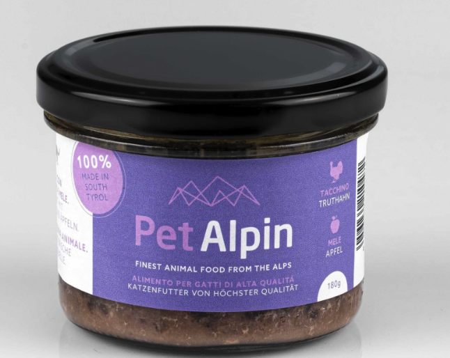 Ragout mit Truthahn und Äpfeln für Katzen 100g