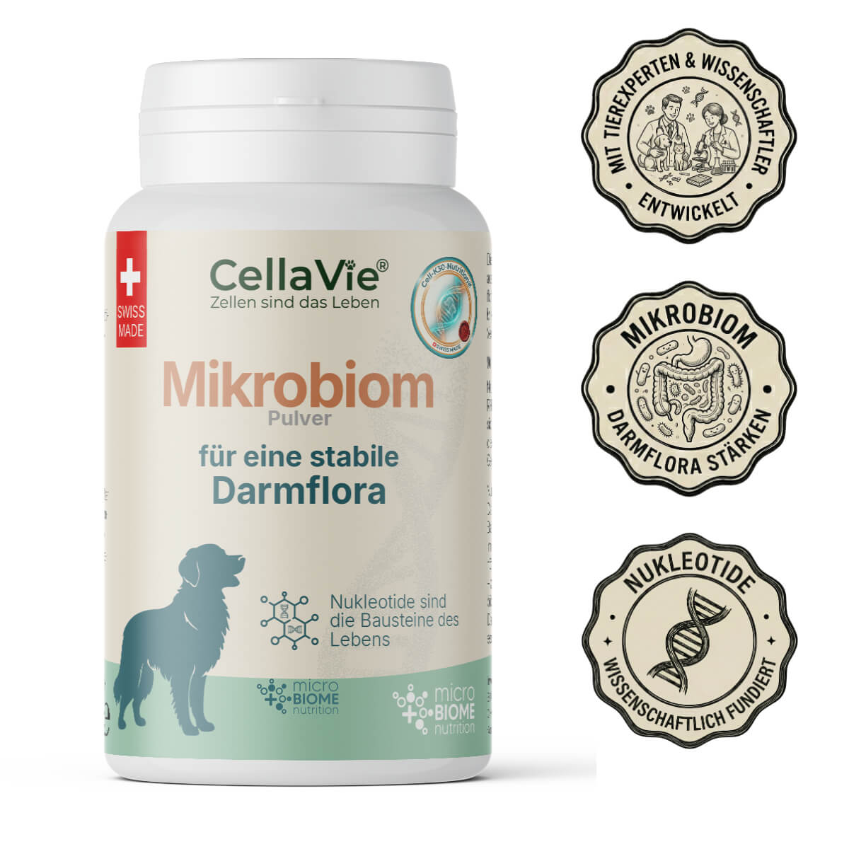 CellaVie® Hund Mikrobiom Pulver 130g