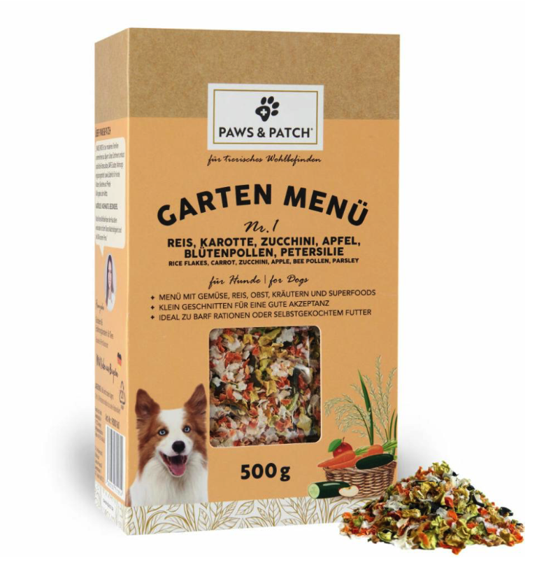 Paws and Patch Garten Menü  500g