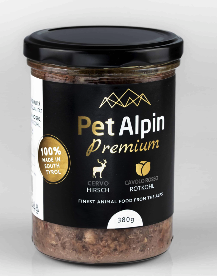 Pet Alpin Gulasch mit Hirsch und Rotkohl