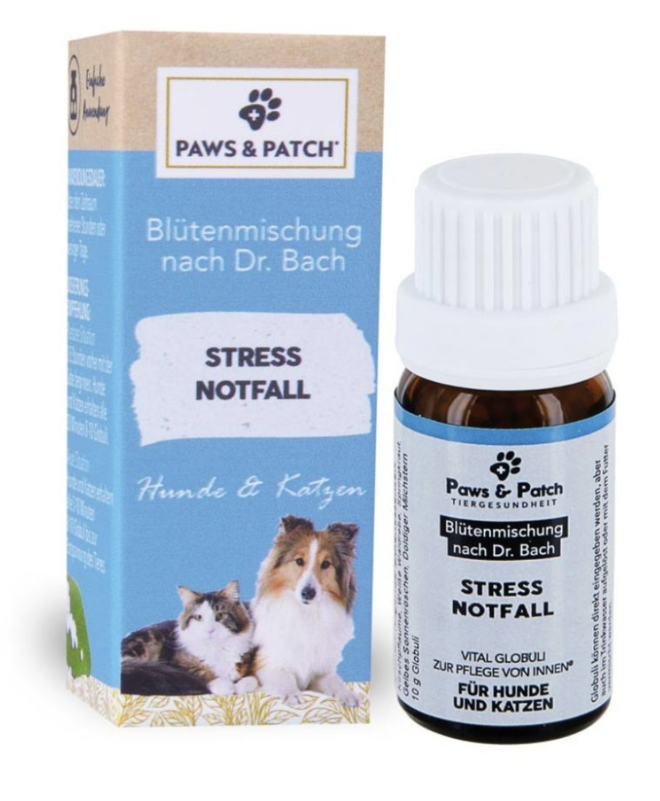 Paws and Patch Bach-Blütenmischung Stress+Notfall 10g Paws and Patch Bach-Blütenmischung Stress+Notfall 10g